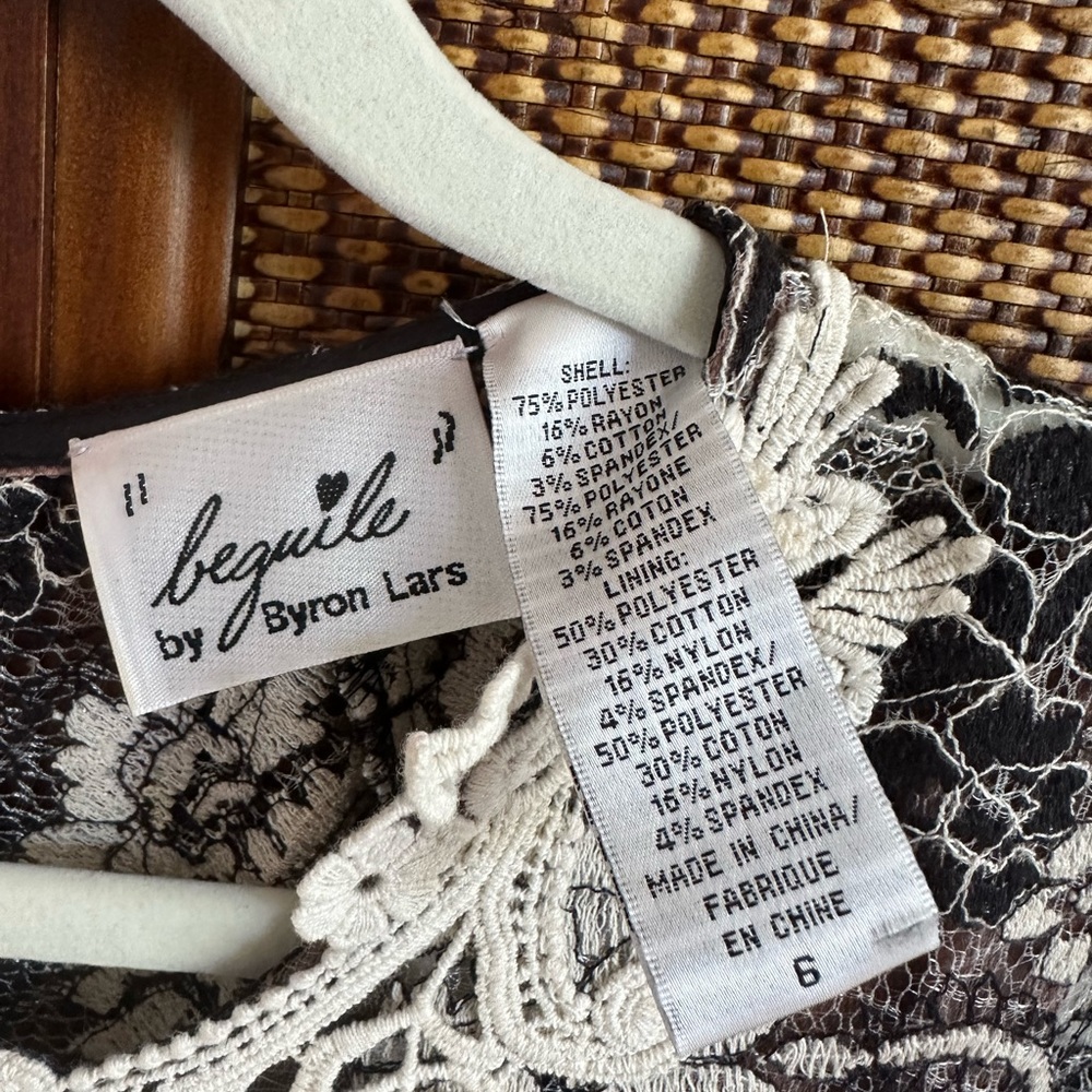 Byron Lars (beguile) dress size 6 never worn bgt new from Anthropology